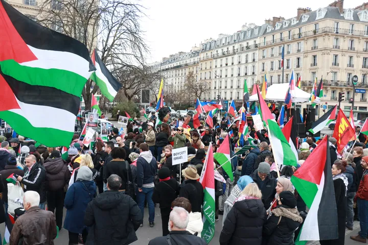 Des manifestations en Europe réclament des sanctions contre Israël