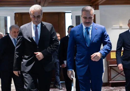 Turkish top diplomat meets head of National Committee for Administration of Gaza