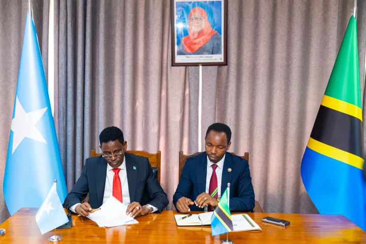 Soomaaliya iyo Tansaaniya oo Kala Saxiixday Heshiis Fududeynaya Dal-ku-galka