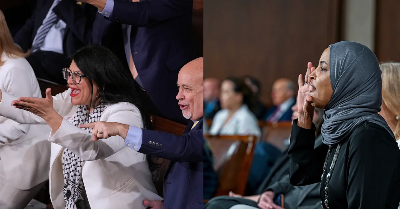 Trump calls to deport two Muslim lawmakers over State of the Union protest