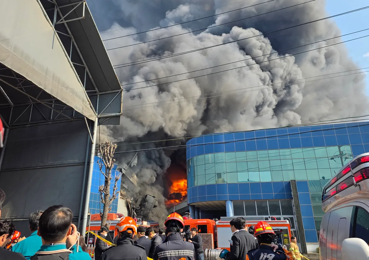 Multiple casualties as massive fire engulfs South Korean car plant