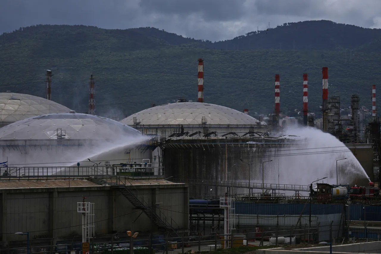 Großbrand in Israels wichtigster Ölraffinerie
