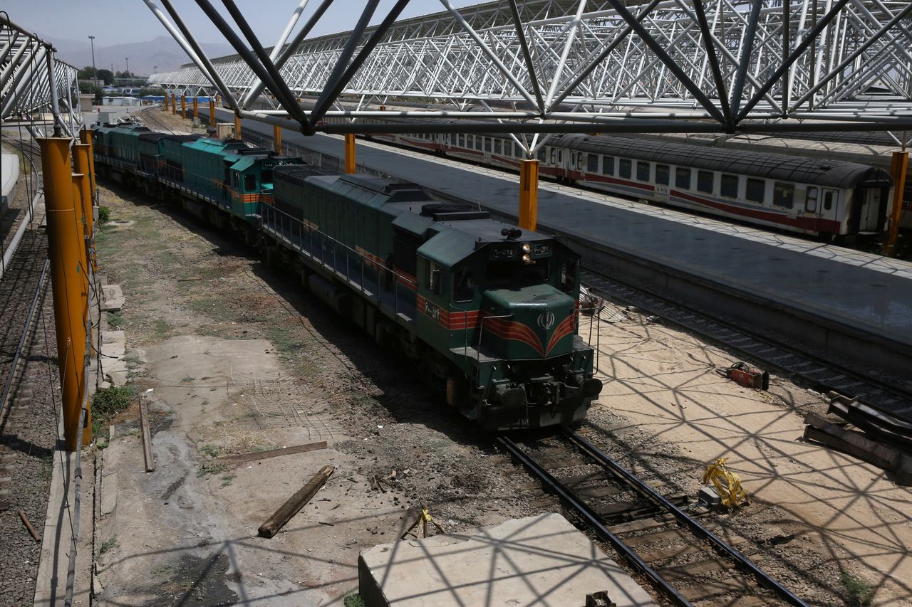 Railway bridge struck in northwestern Iran