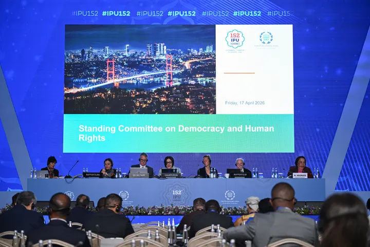 الجمعية العامة للاتحاد البرلماني الدولي تناقش في إسطنبول ملف الديمقراطية وحقوق الإنسان