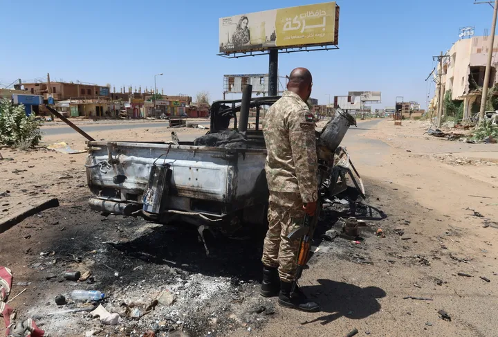 RSF drone strike on car kills five civilians in Sudan's capital: rights group