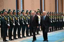 Presidenti Erdoğan pritet me ceremoni zyrtare në Kazakistan