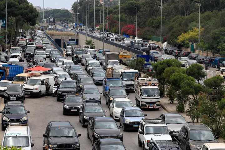 Massive displacement unfolds in Lebanese capital after Israeli attack threat