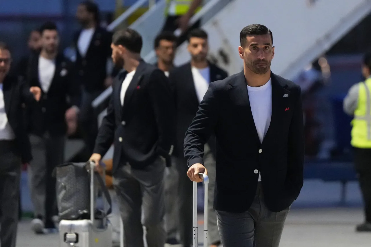 Upon arrival in Mexico, Iran's World Cup team pay tribute to victims of US strike on school