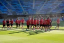 Crescent-Stars hold their first training session in US city of San Jose