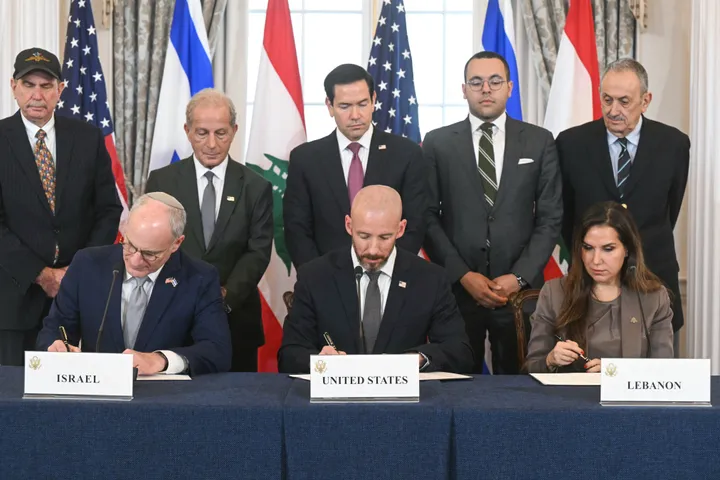 Lebanon, Israel, US sign landmark framework for peace agreement