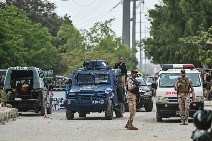 Terror attack kills three Pakistani troops in Karachi