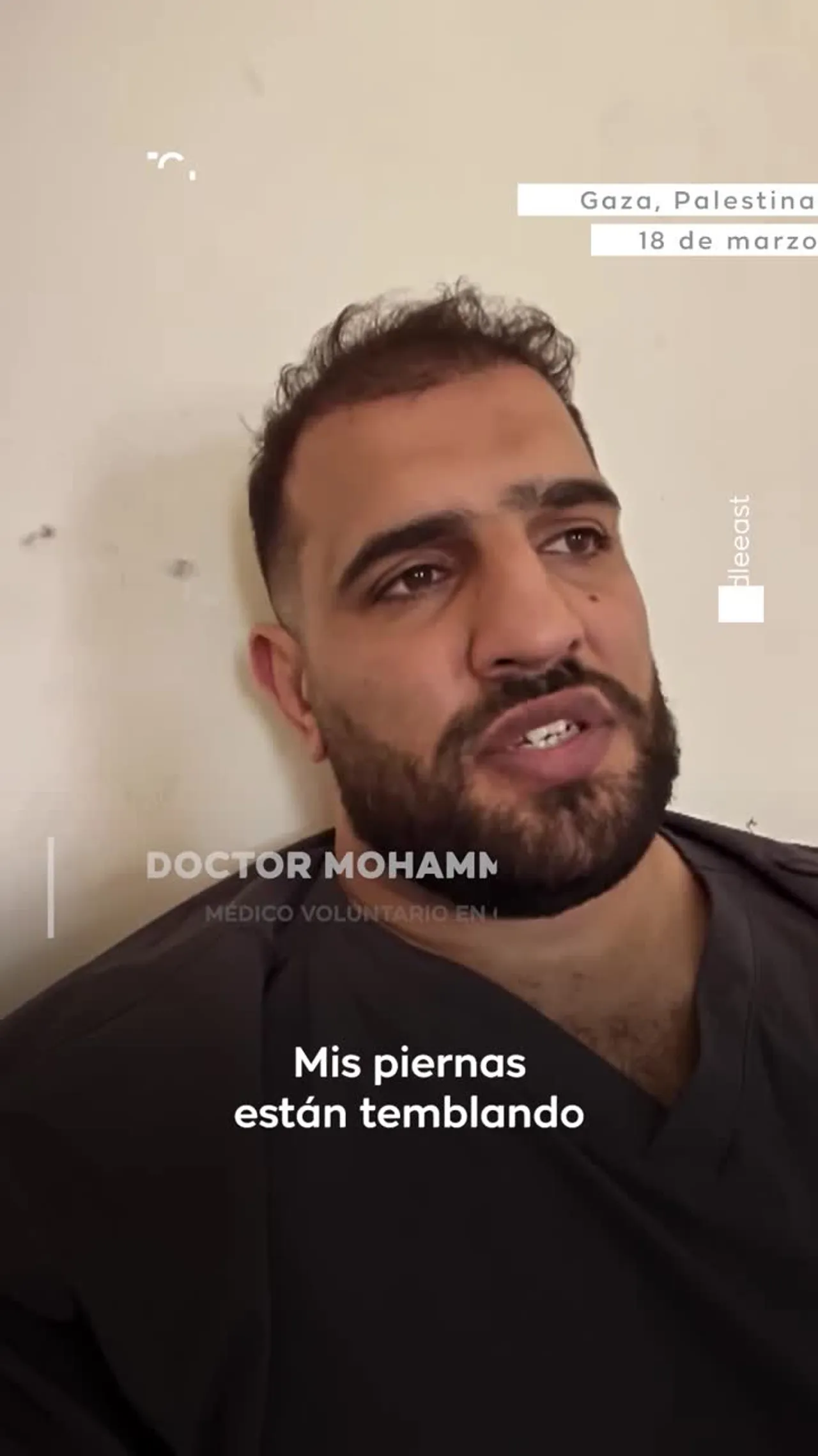 “El olor de la carne quemada sigue en mi nariz.”