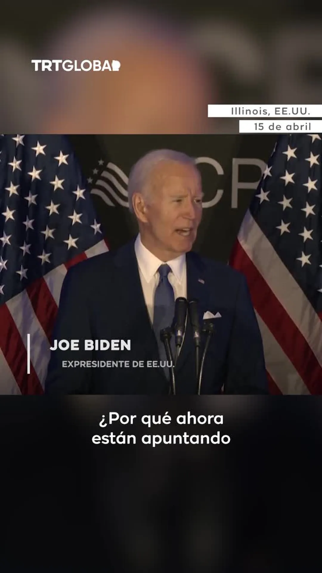 Joe Biden 'disparan primero, apuntan después'