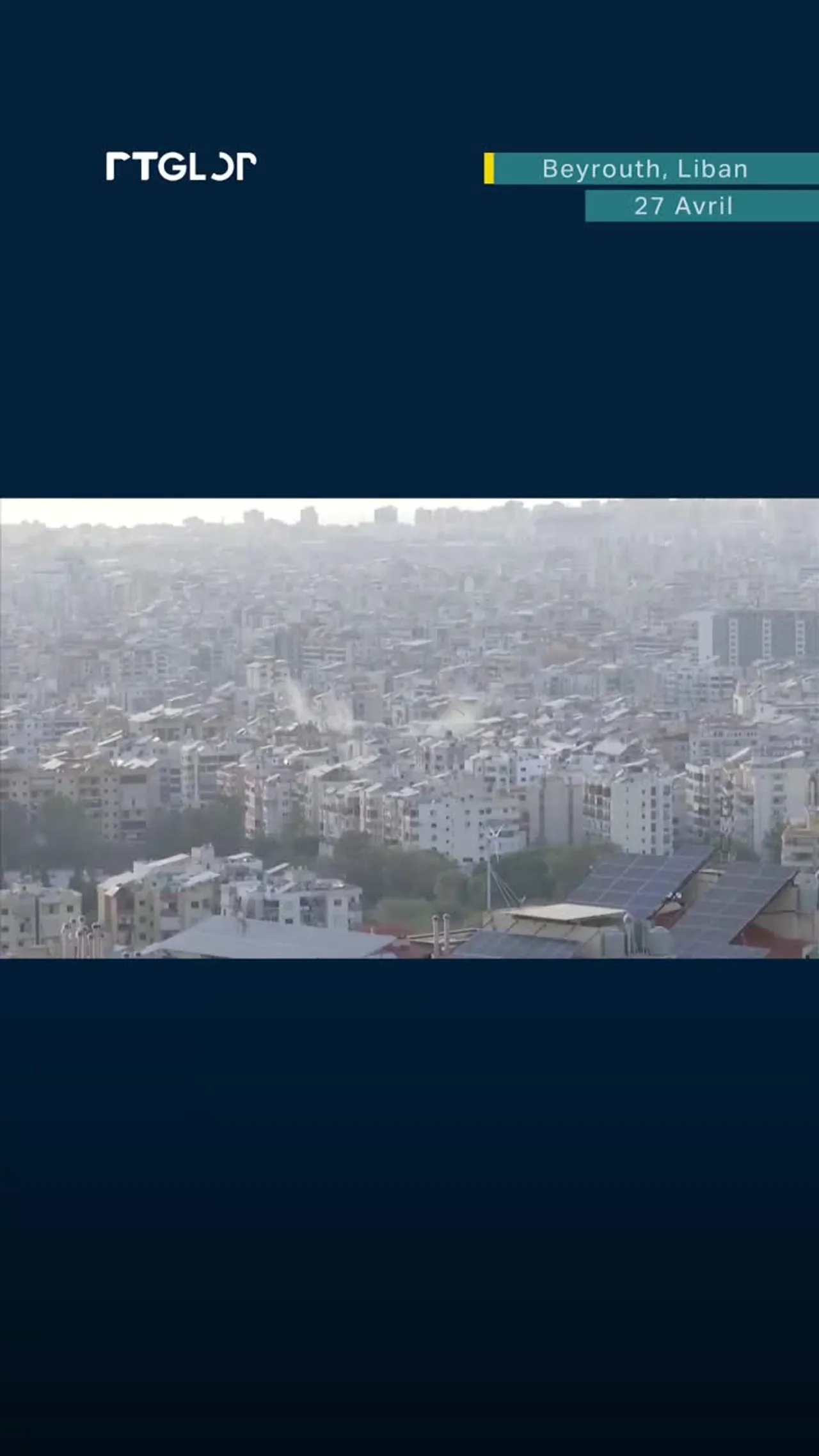 Israël frappe la banlieue sud de Beyrouth