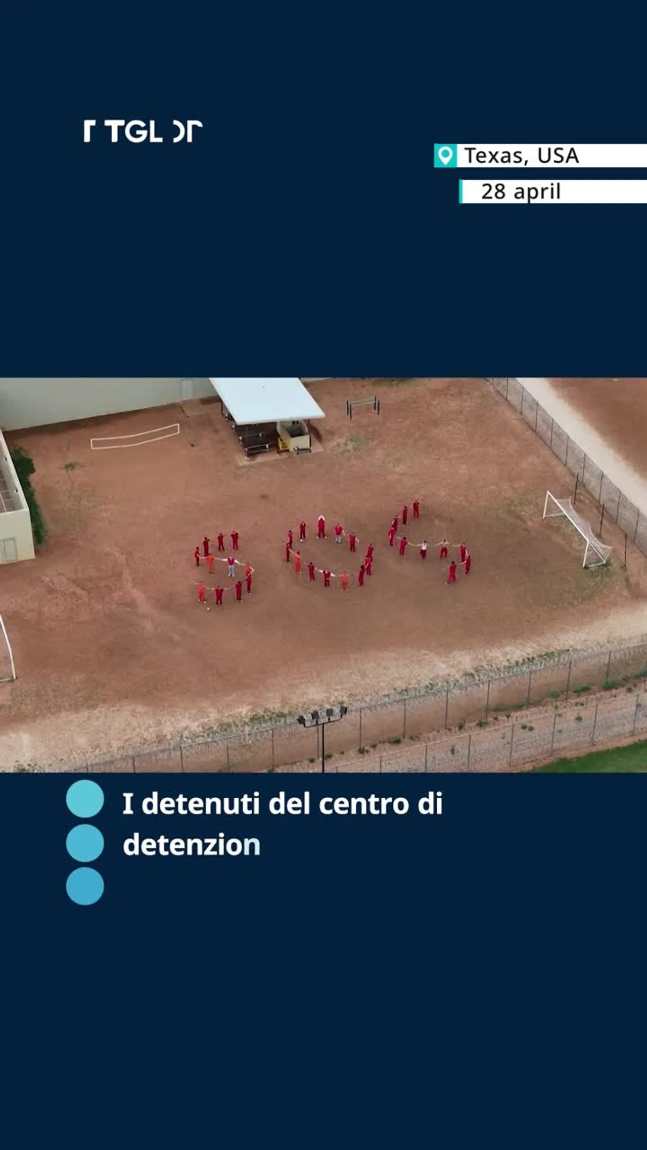 Detenuti in Texas hanno inviato un messaggio S.O.S