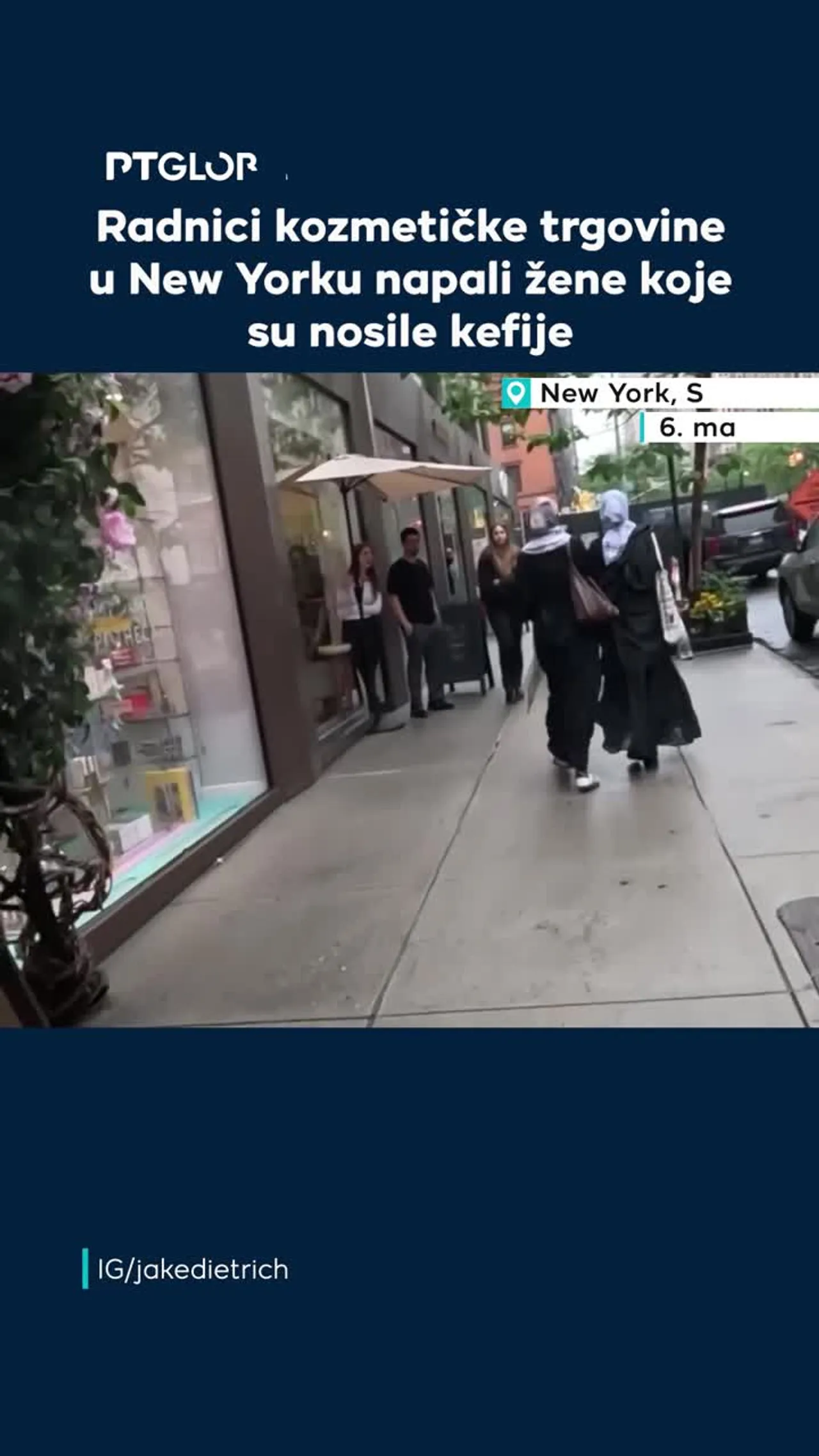 Radnici kozmetičke trgovine napali žene koje su nosile kefije