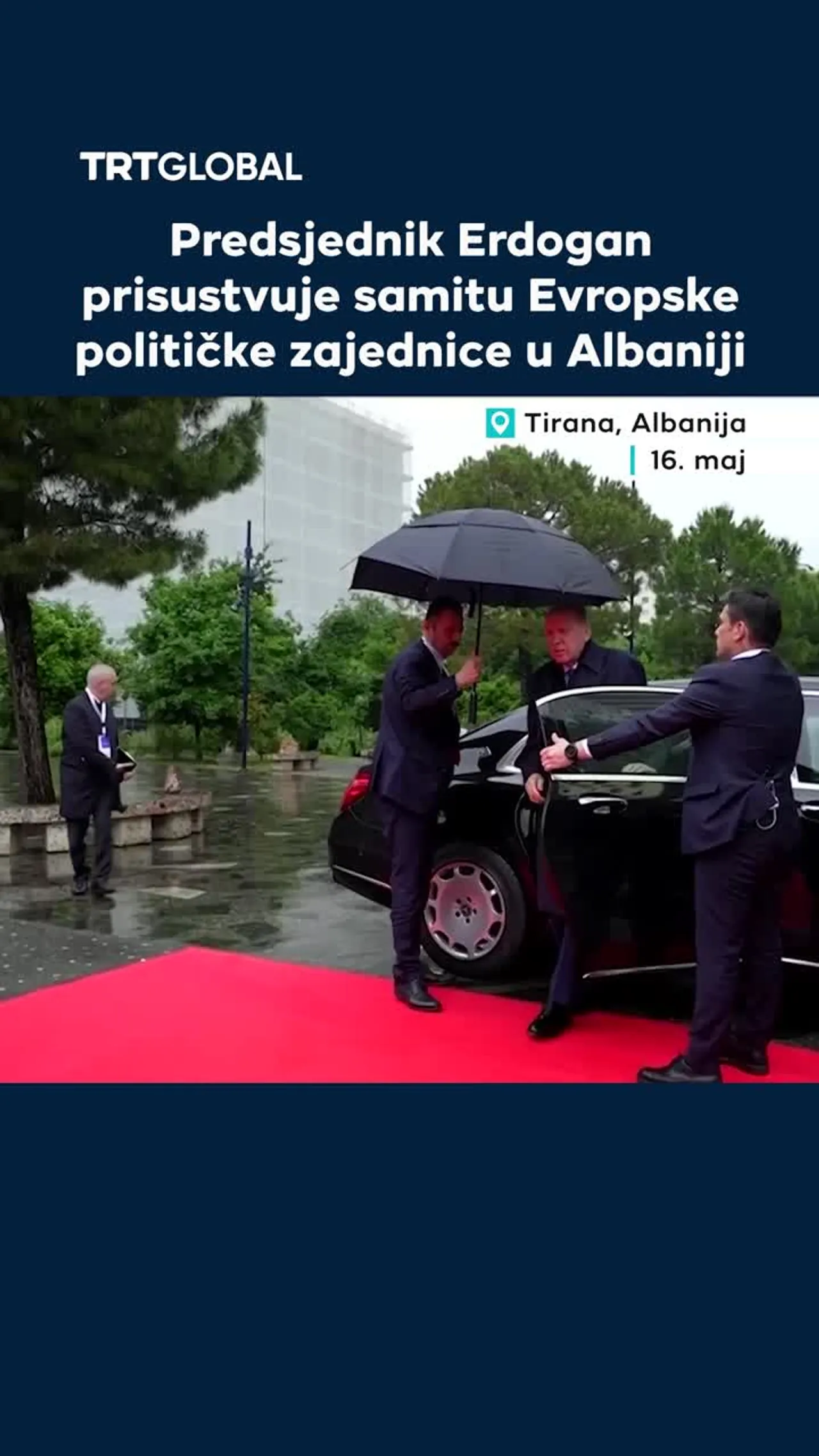 Erdogan stigao u Albaniji na samit Evropske političke zajednice