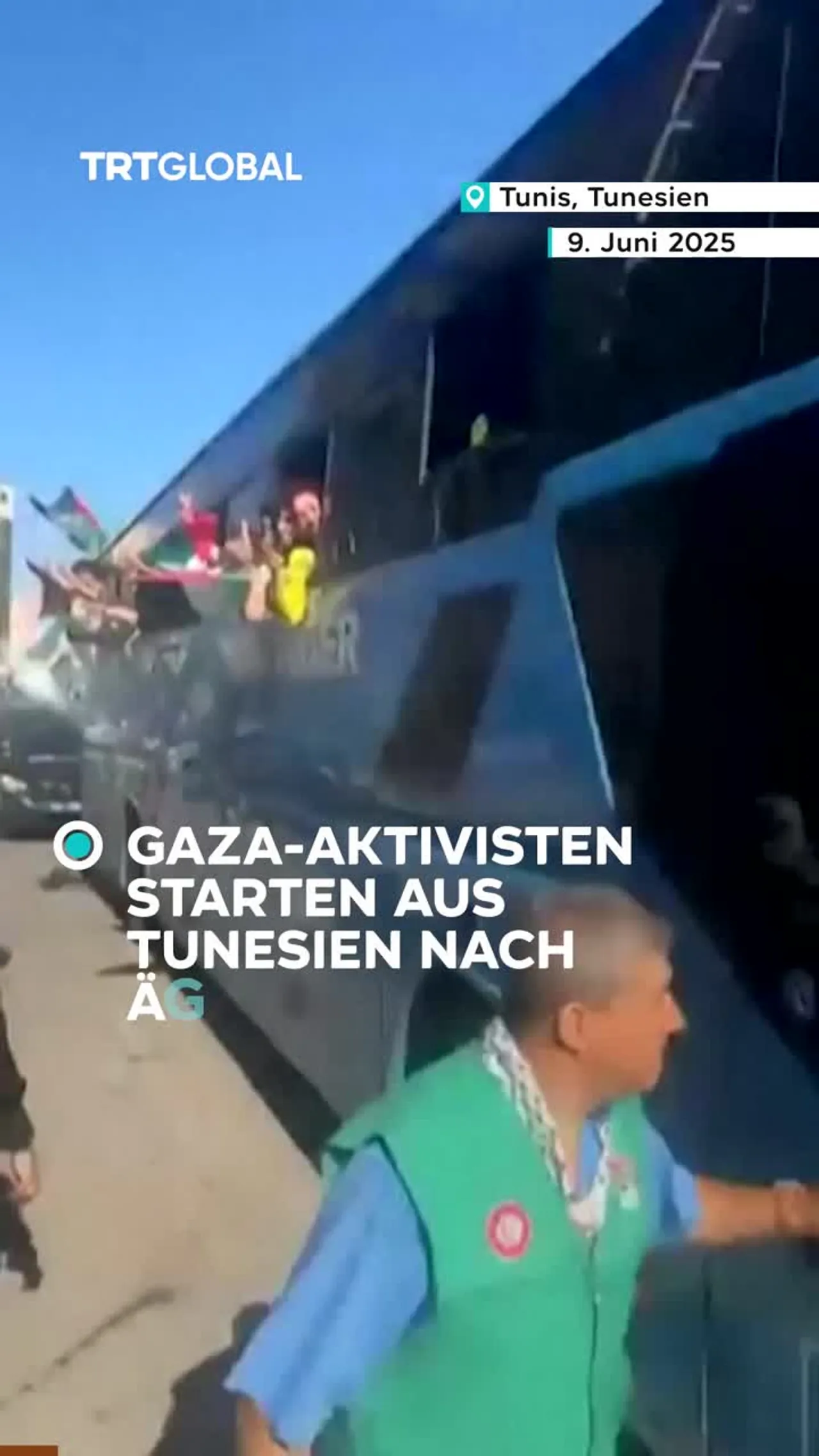 Gaza-Aktivisten starten
Konvoi nach Rafah