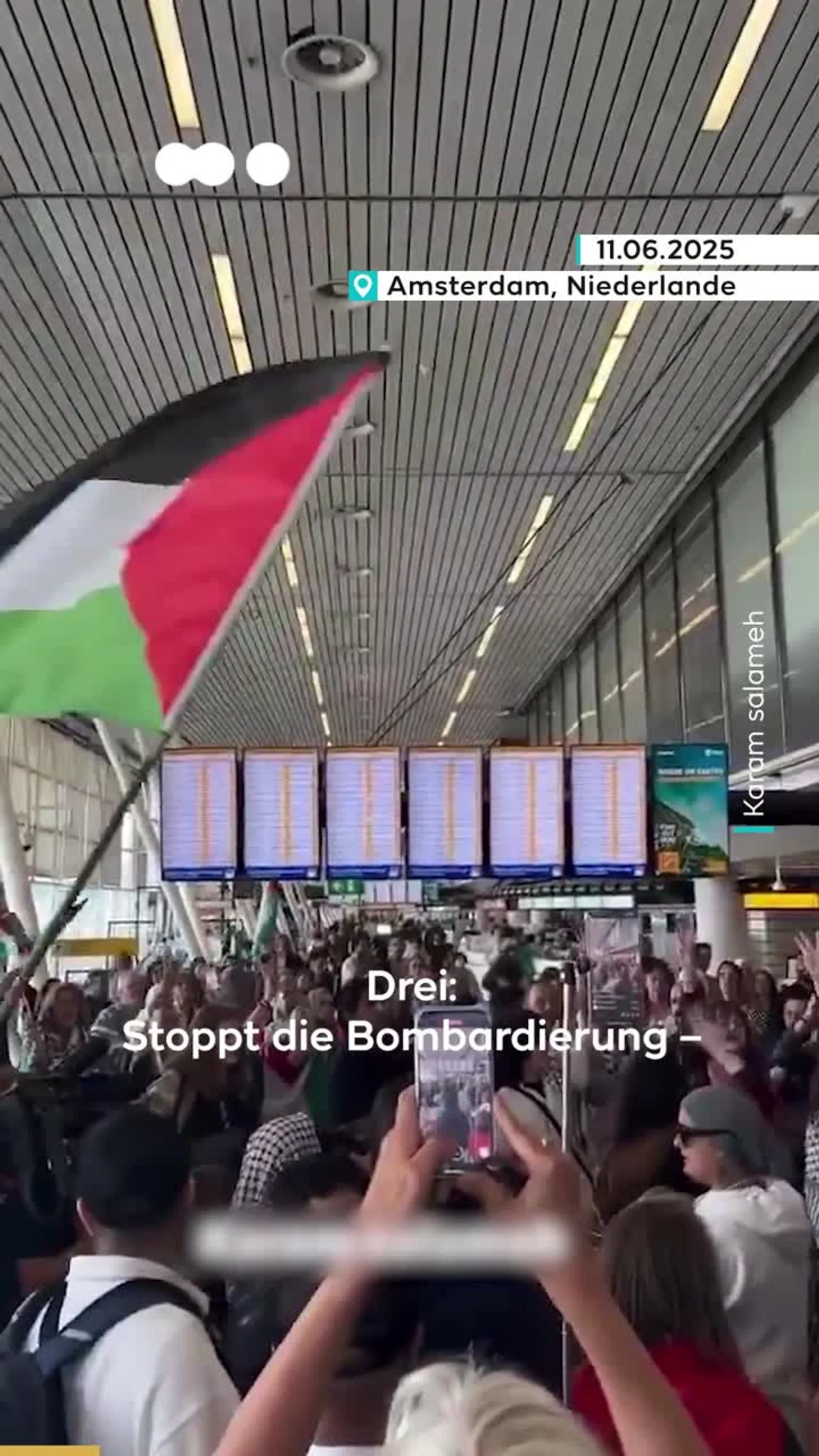 Amsterdam:
Gaza-Aktivisten
fliegen nach Kairo