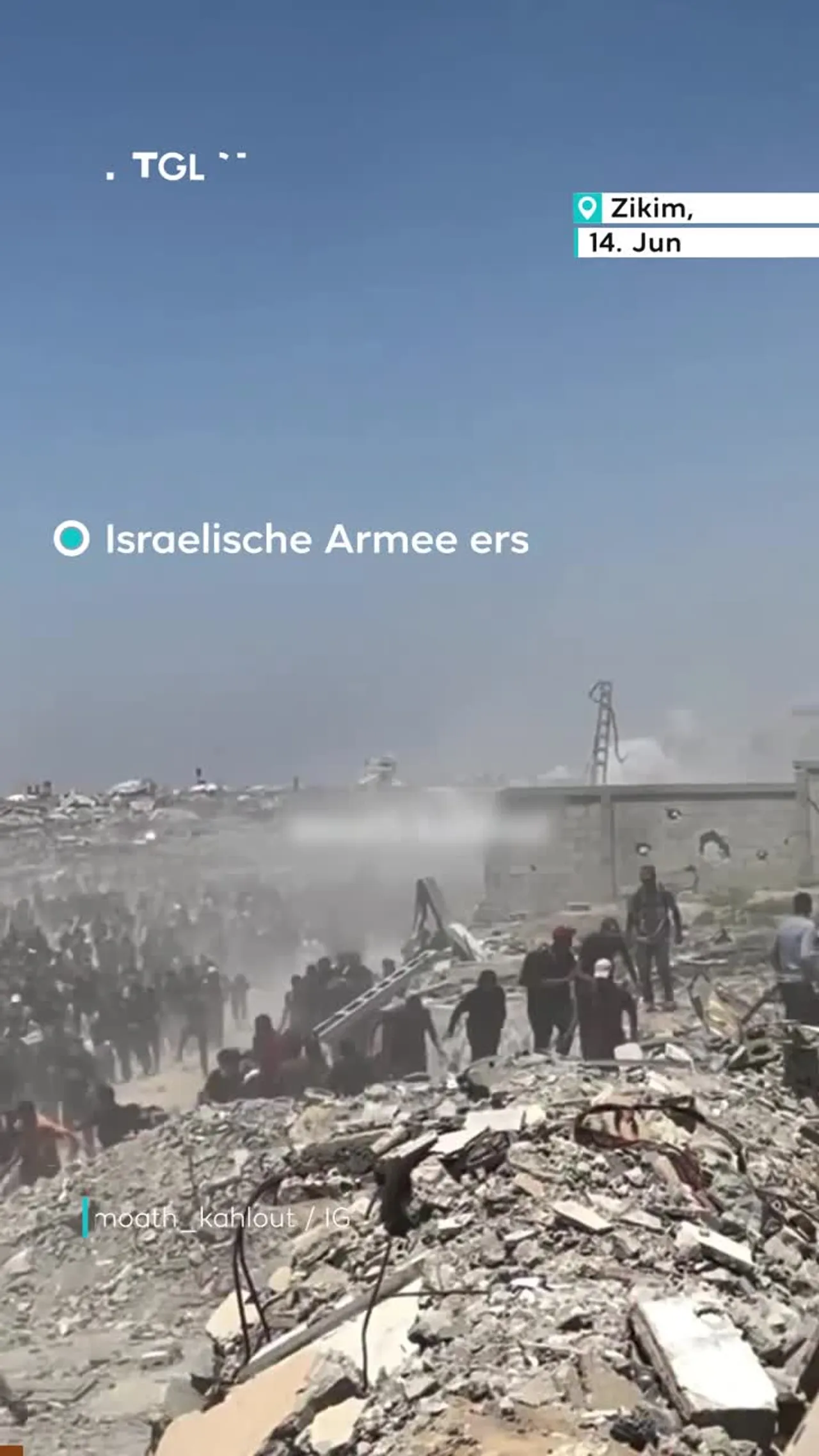 Israel tötet etwa
15 hilfesuchende
Palästinenser