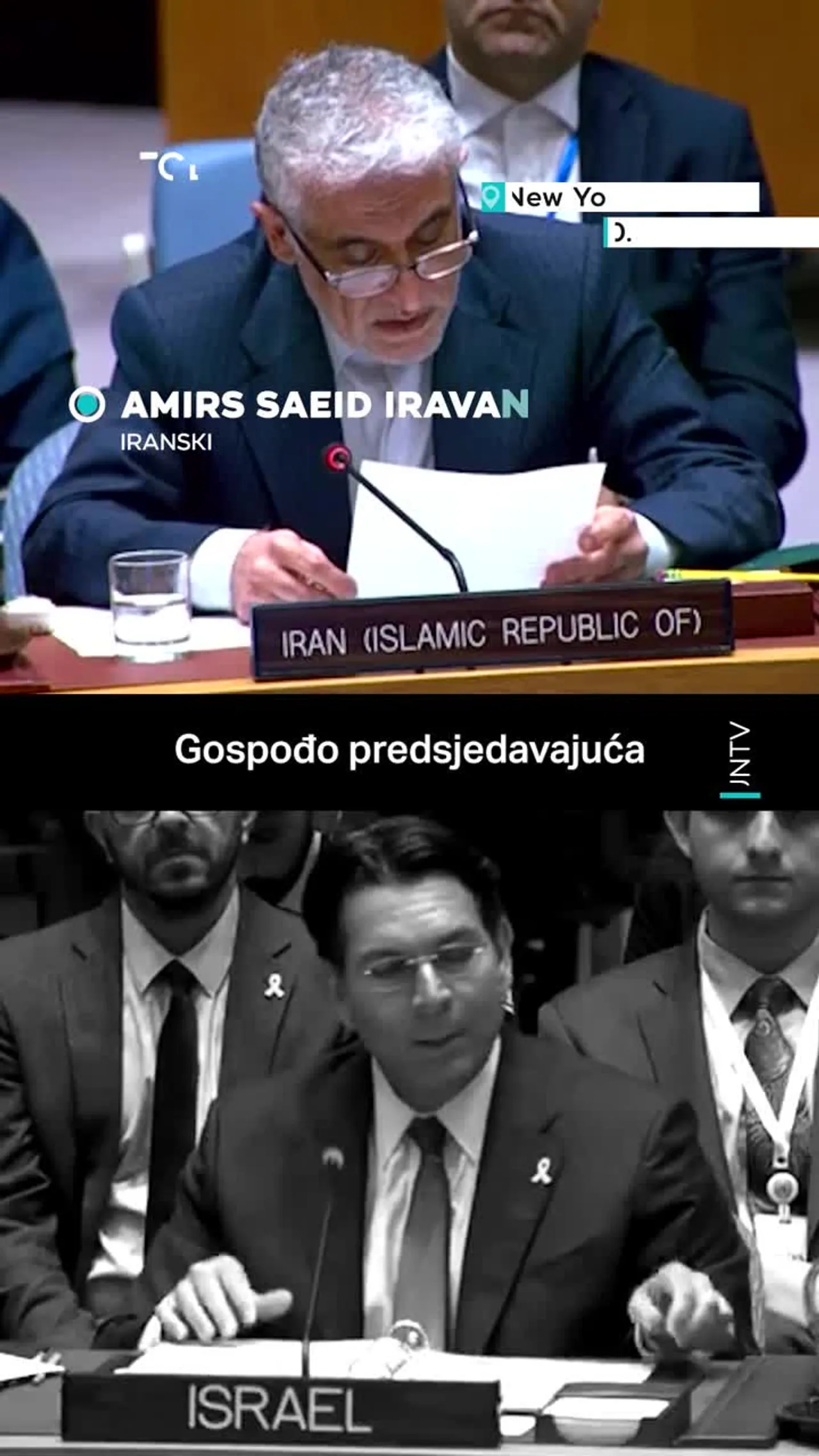 Svađa predstavnika Irana i Izraela u Ujedinjenim nacijama