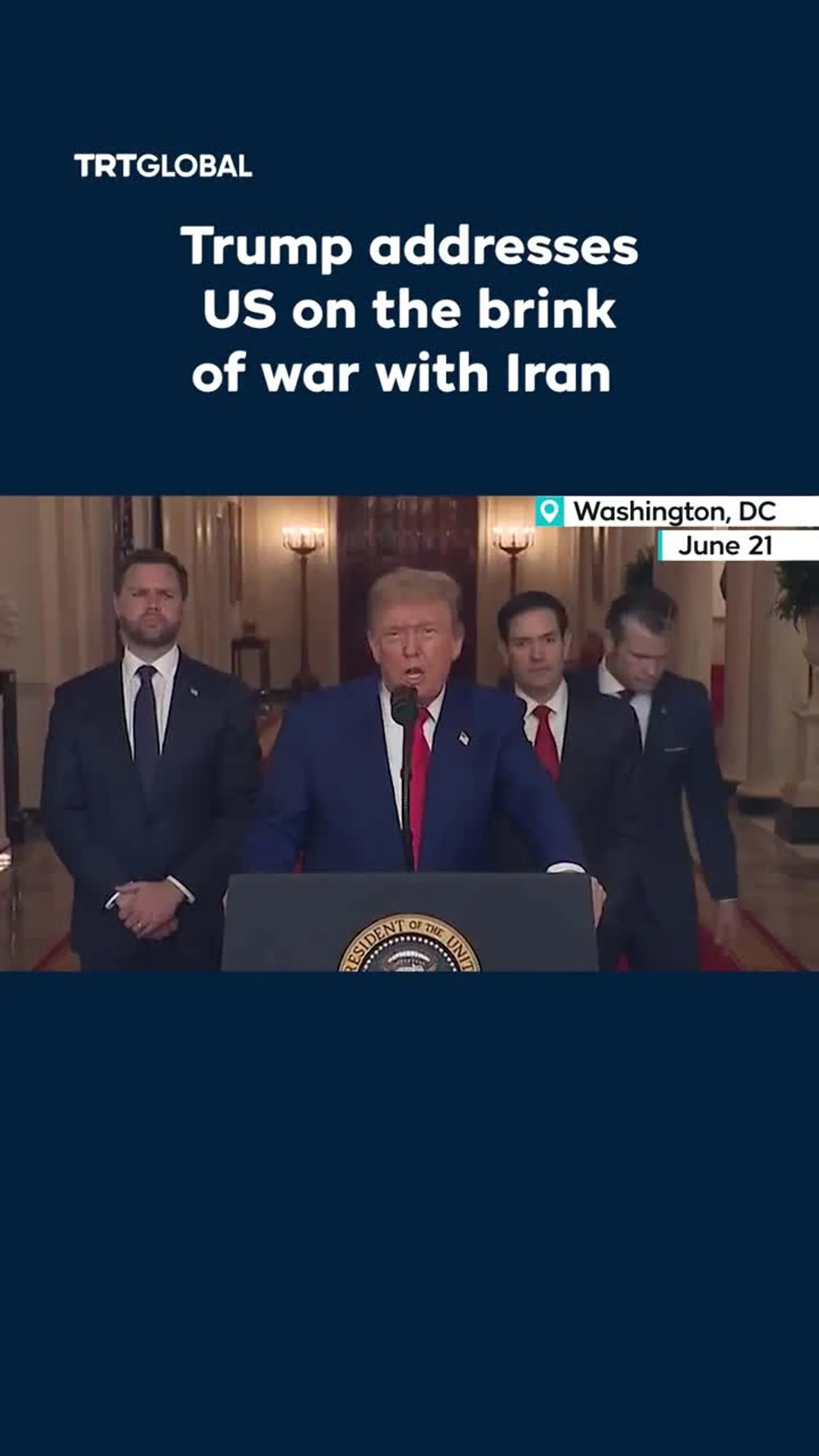 Trump claims US strikes on Iran nuclear sites were a 'spectacular military success'