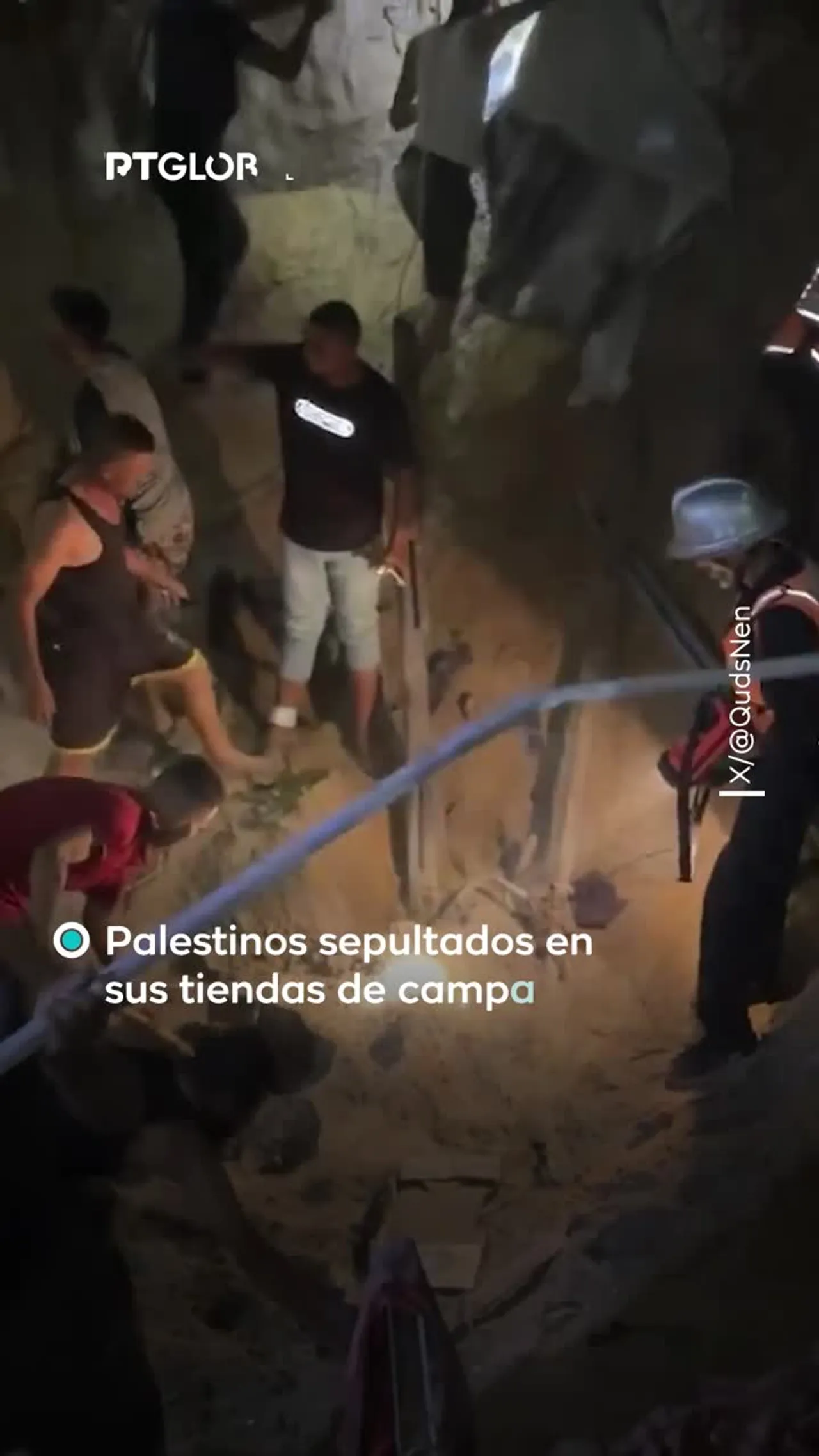 Israel bombardea familias mientras duermen en sus tiendas de campaña en Gaza