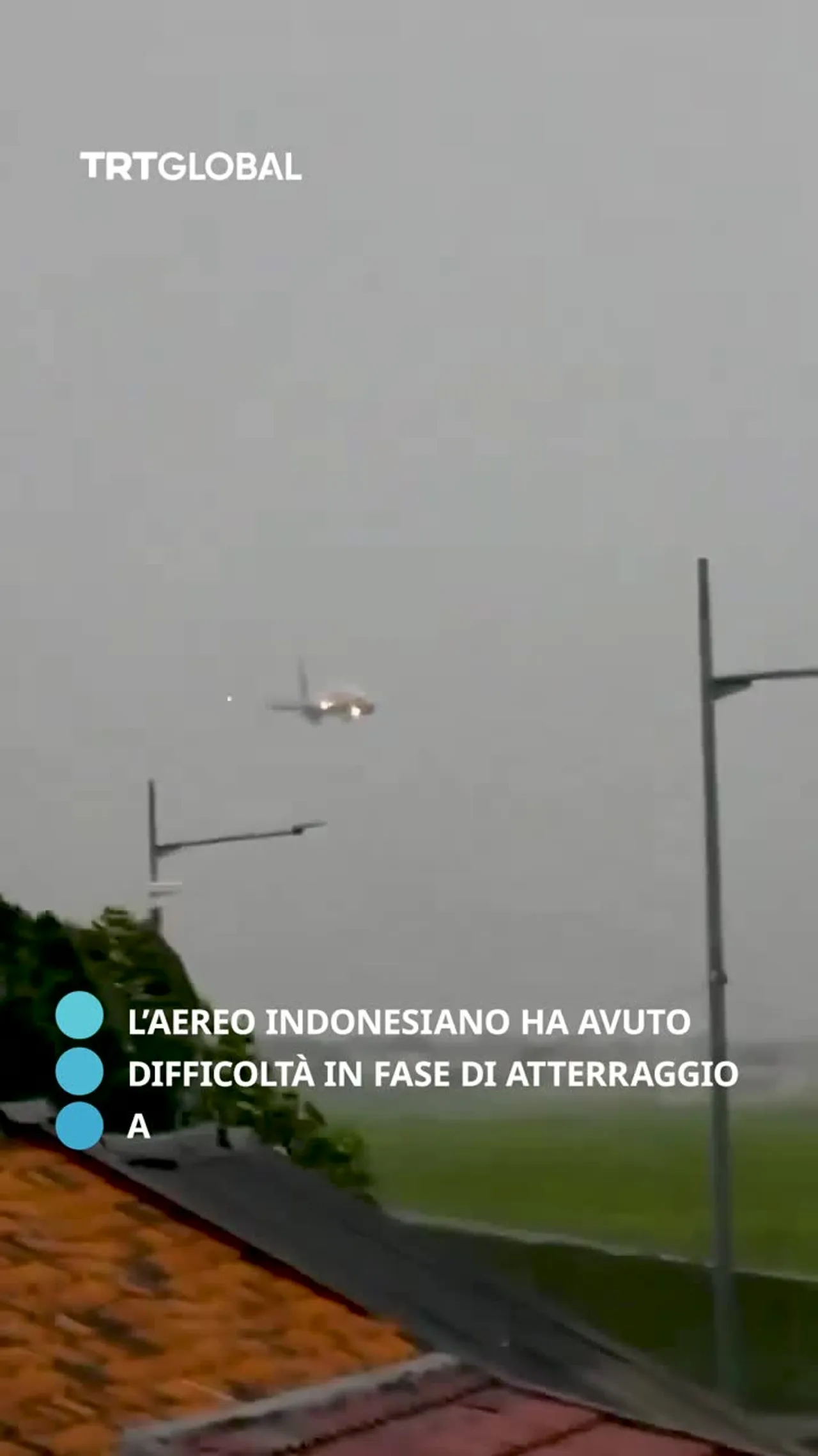 Indonesia: Atterraggio da brivido per un volo Batik Air a causa del maltempo