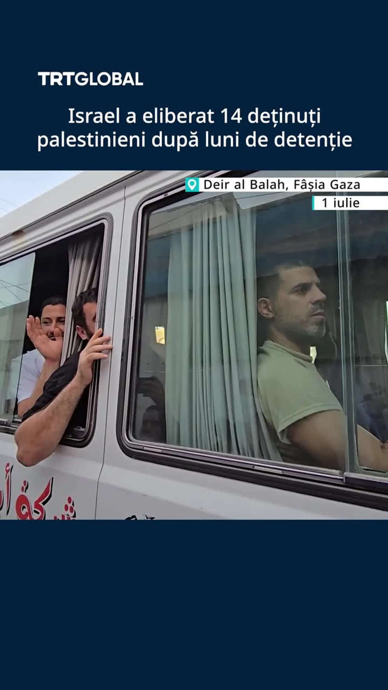Israel a eliberat 14 deținuți palestinieni după luni de detenție