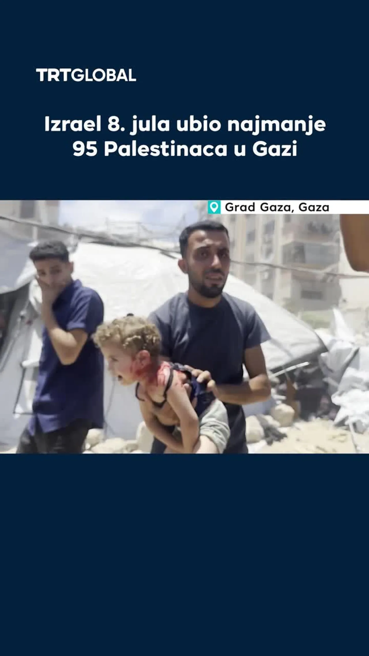 Izraelci gađali šatore u kojima su smješteni raseljeni Palestinci