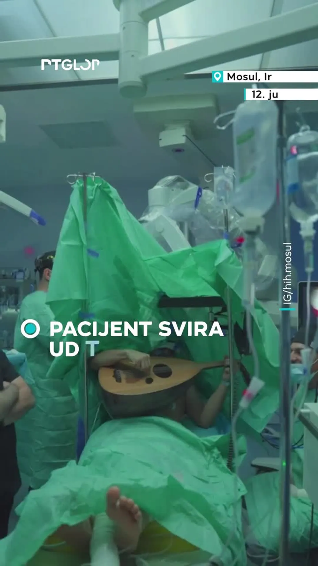 Pacijent svira ud tokom operacije mozga