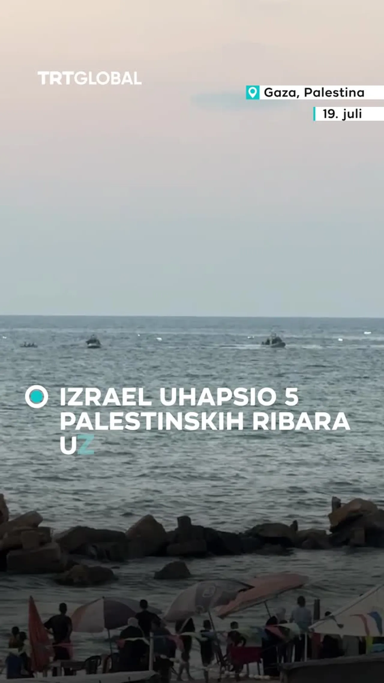 Izrael uhapsio pet palestinskih ribara uz obalu Gaze