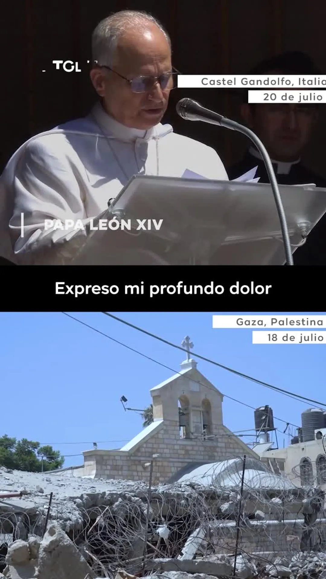 El papa pide el fin de la "barbarie" de ofensiva en Gaza