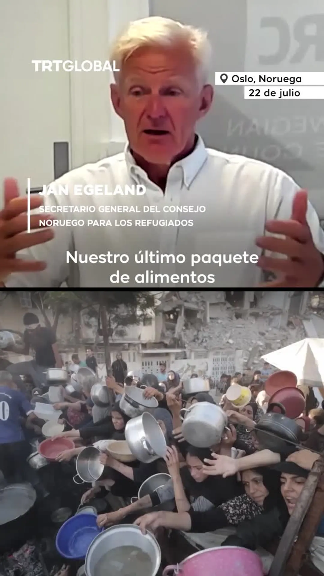 "No quedan recursos, el personal en Gaza está desesperado"