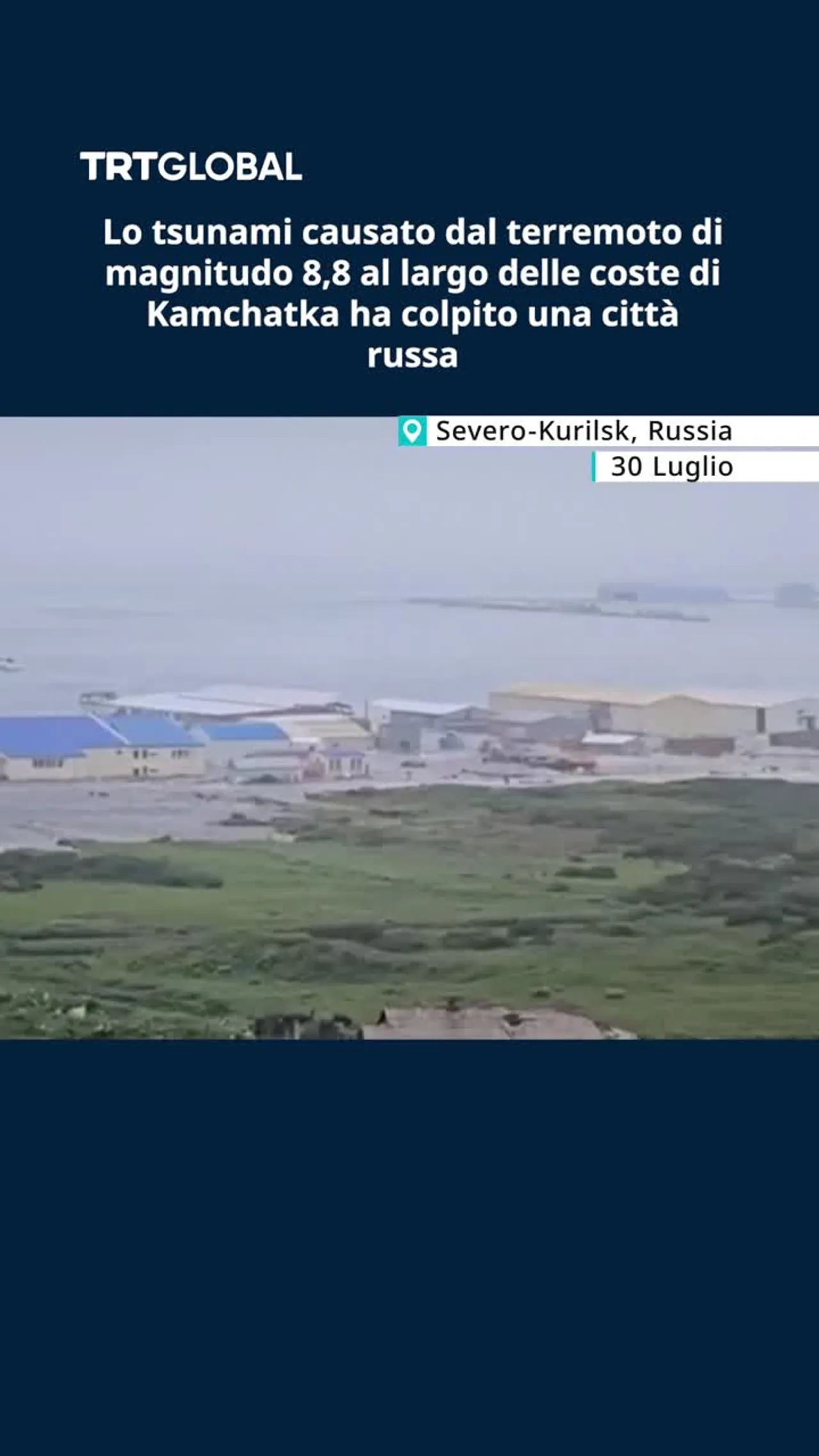 Un terremoto di magnitudo 8,8 al largo della penisola di Kamchatka