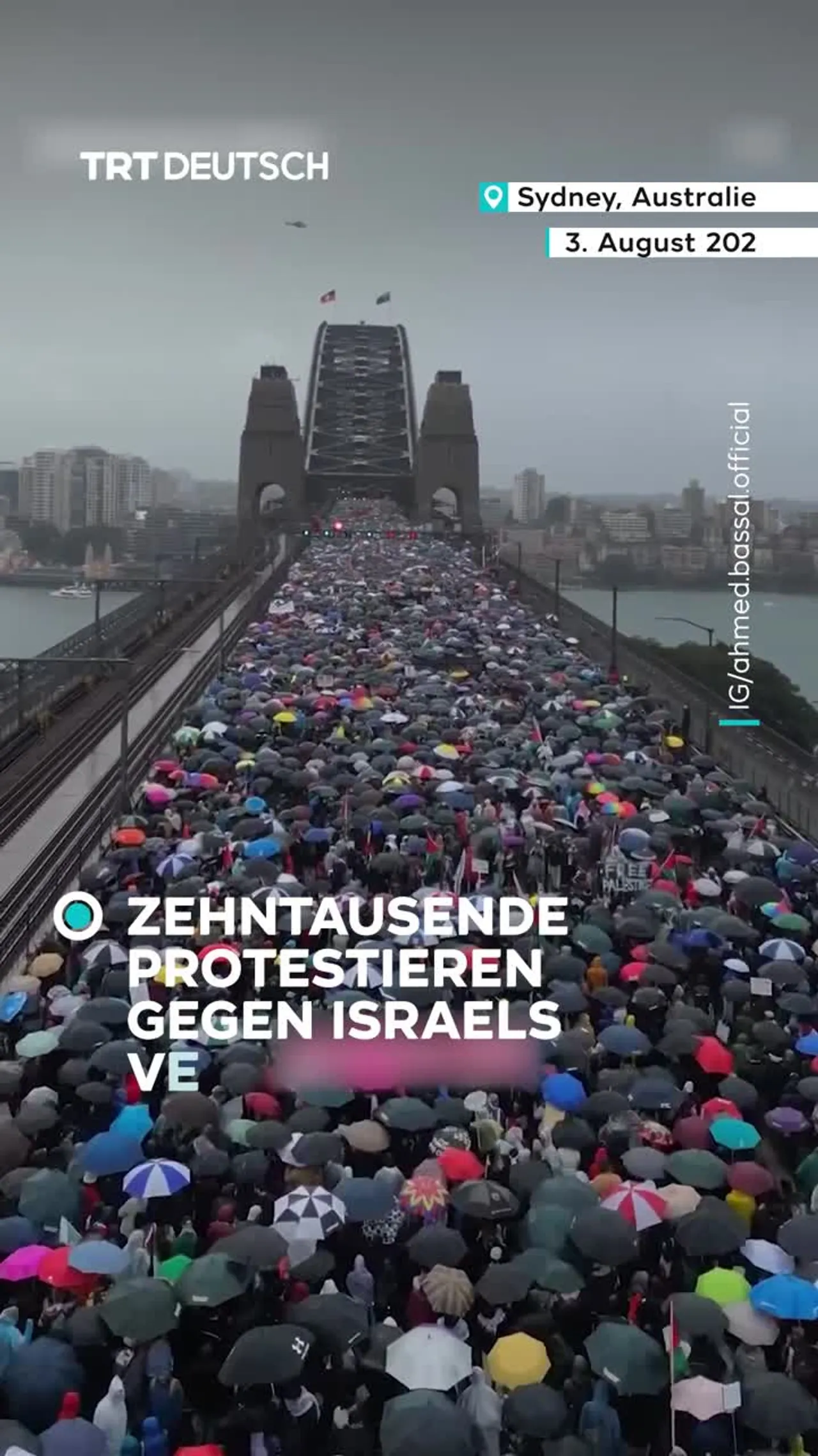 Großdemo für Gaza
in Sydney