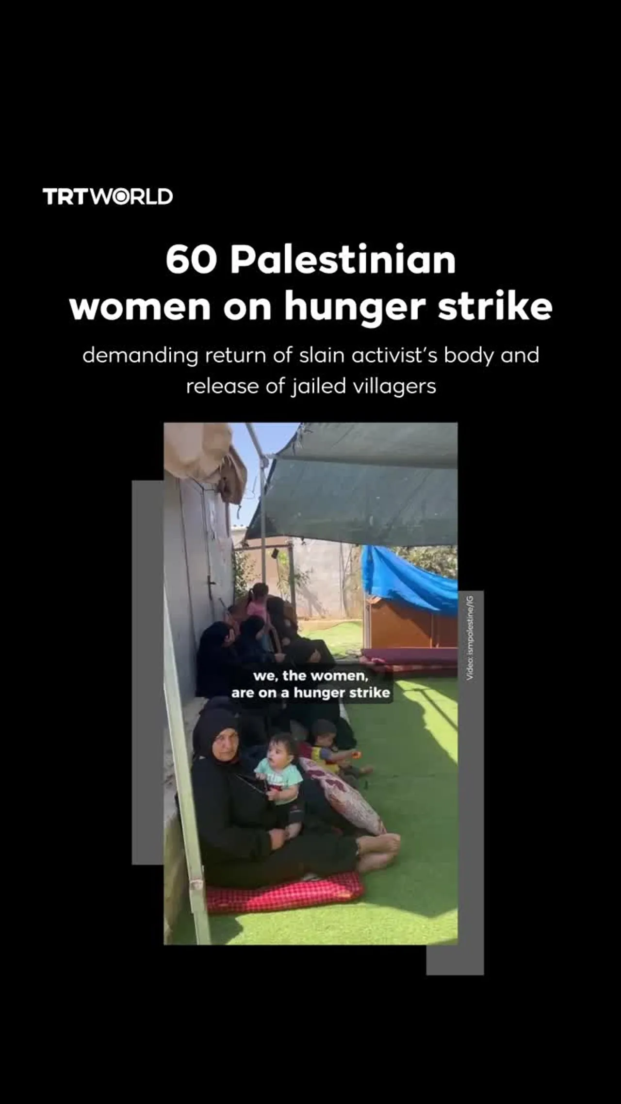 60 Palestinian women on hunger strike demanding return of Awdah Hathaleen’s body