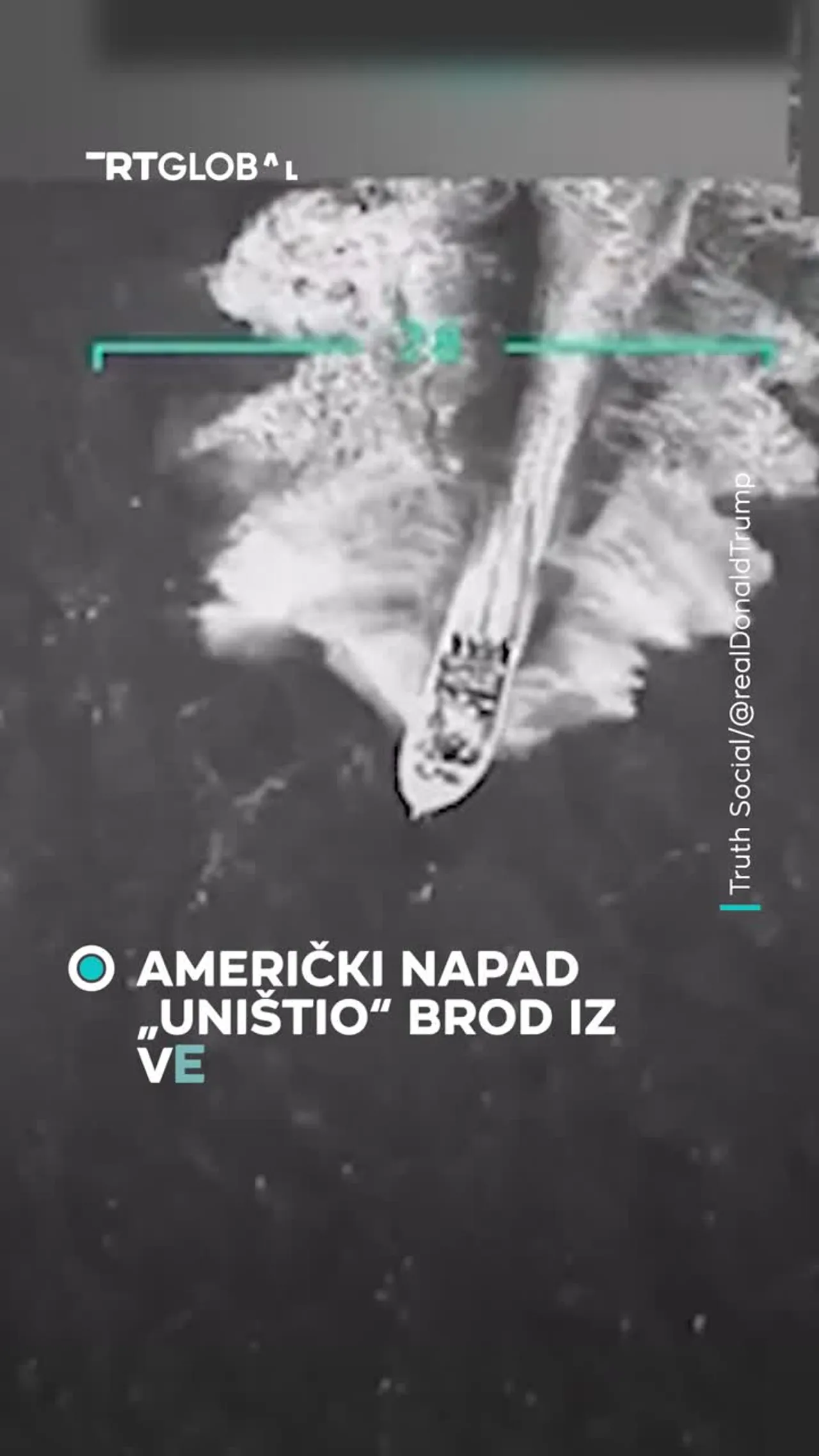 Američki napad "uništio" brod iz Venezuele, 11 mrtvih