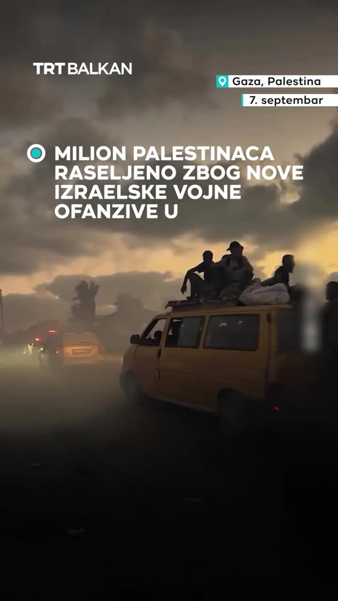 Milion Palestinaca raseljeno zbog nove izraelske vojne ofanzive u Gazi