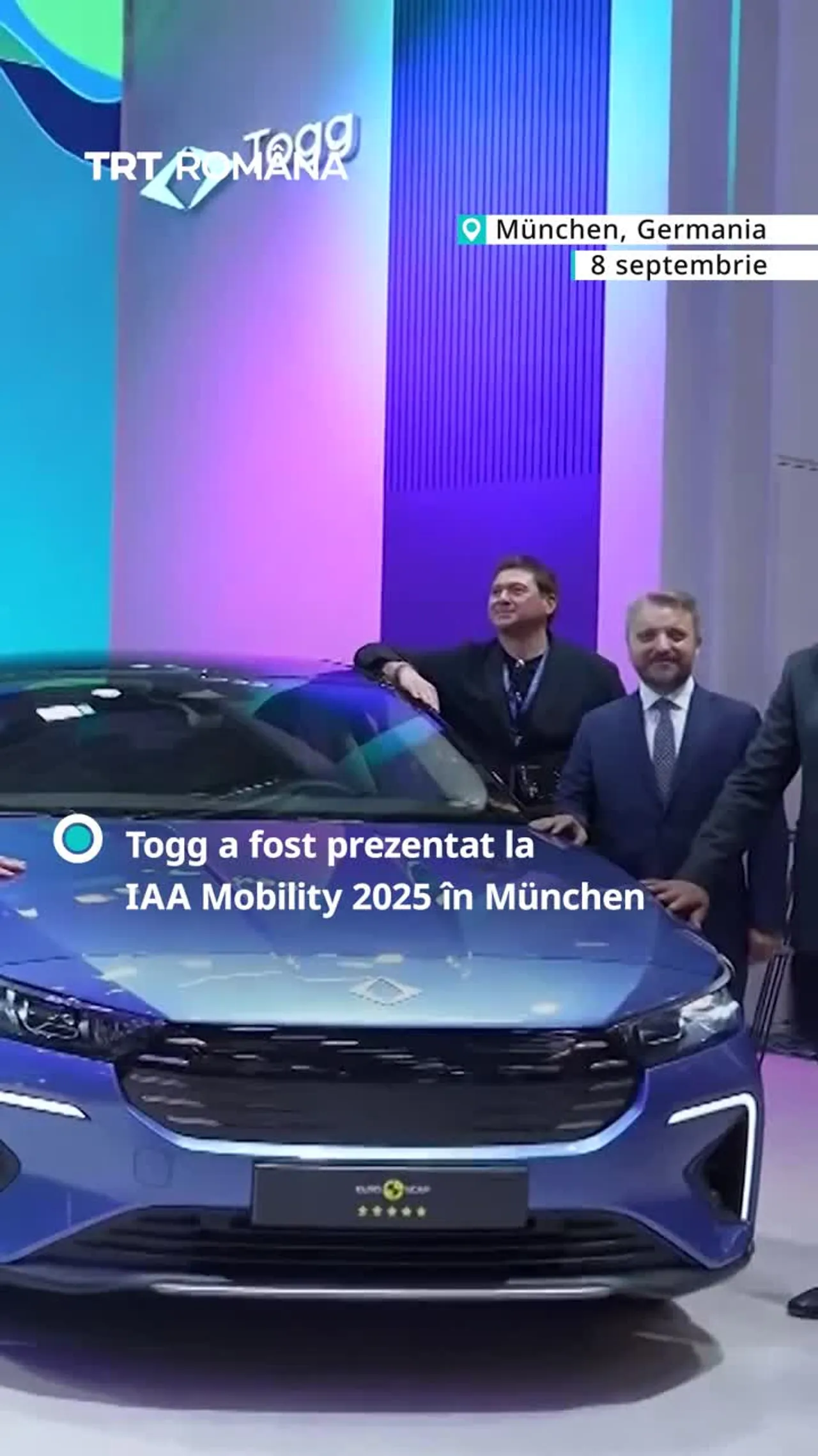 Togg a fost prezentat la expoziția IAA Mobility 2025 de la München