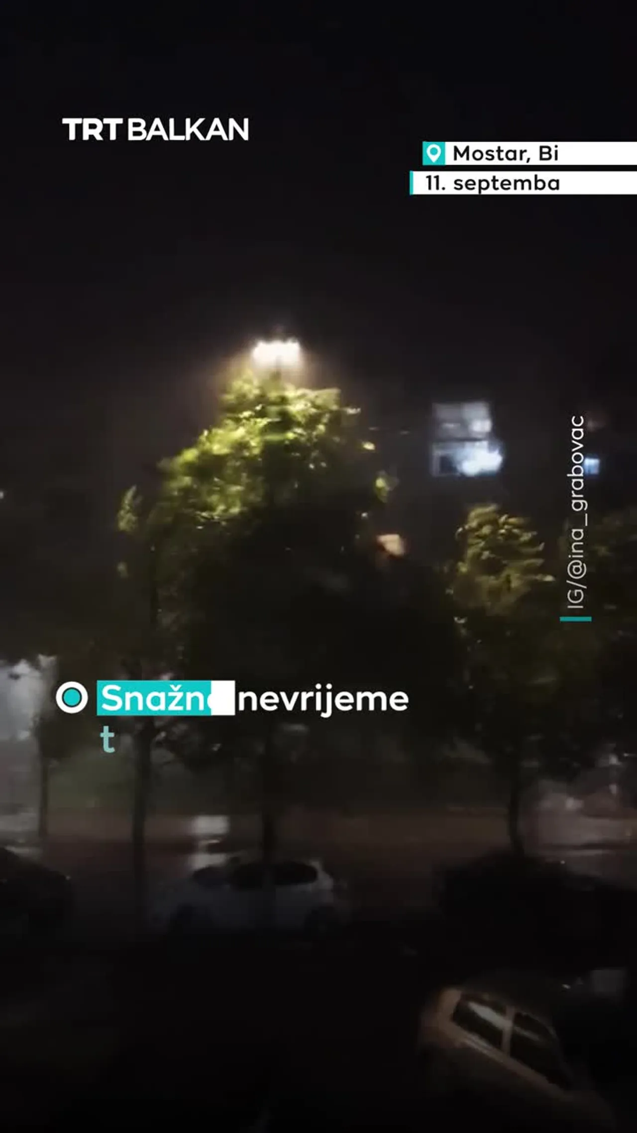 Snažno nevrijeme pogodilo Mostar