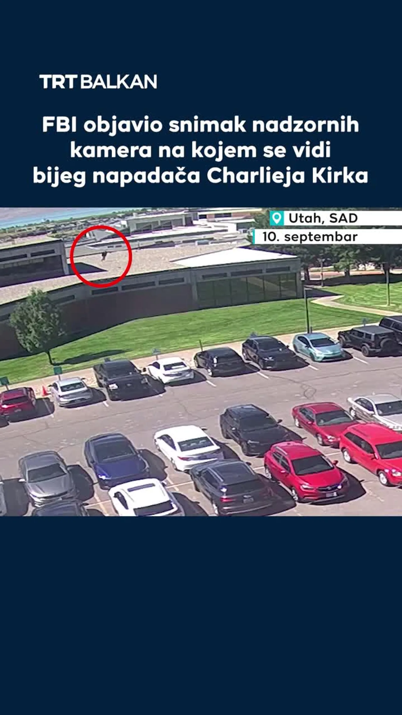 FBI pokazao snimak napadača Charlieja Kirka