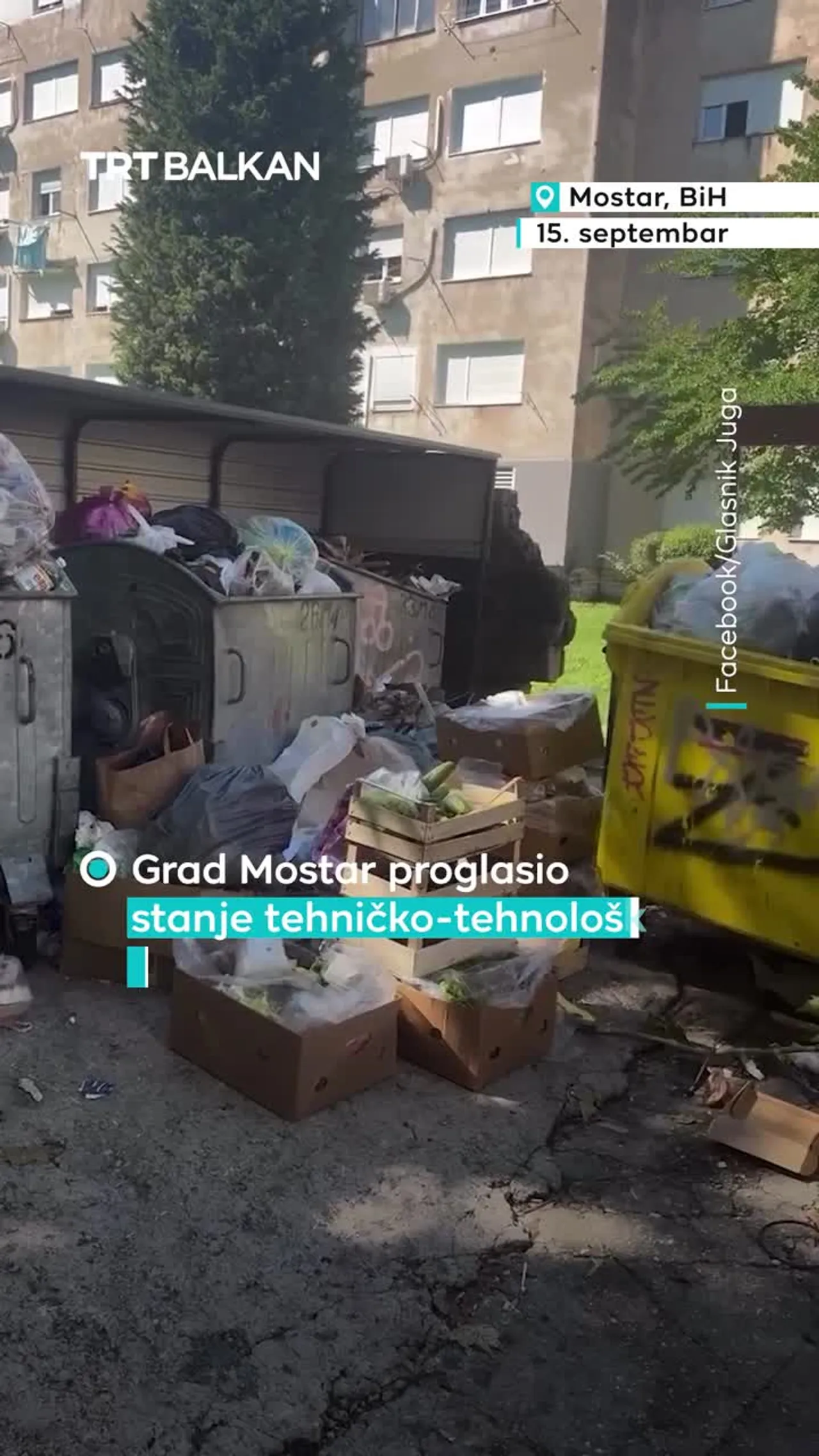 Mostar proglasio stanje tehničko-tehnološke nasreće