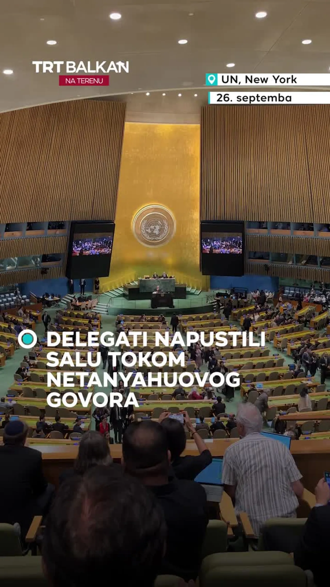 Delegati napustili salu tokom govora Netanyahua