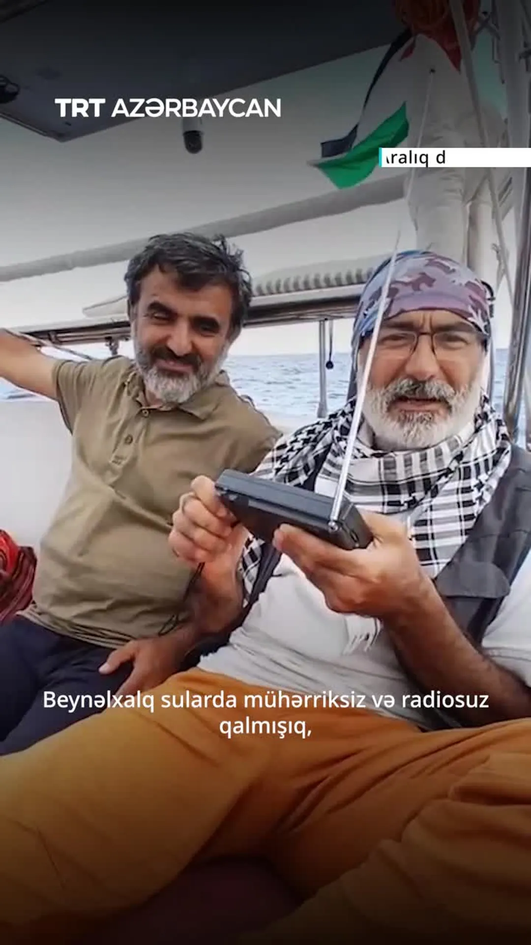 Qlobal Qətiyyət Donanmasının üzvü olan Hakan Şimşək Aralıq dənizində TRT tezliyini tapıb