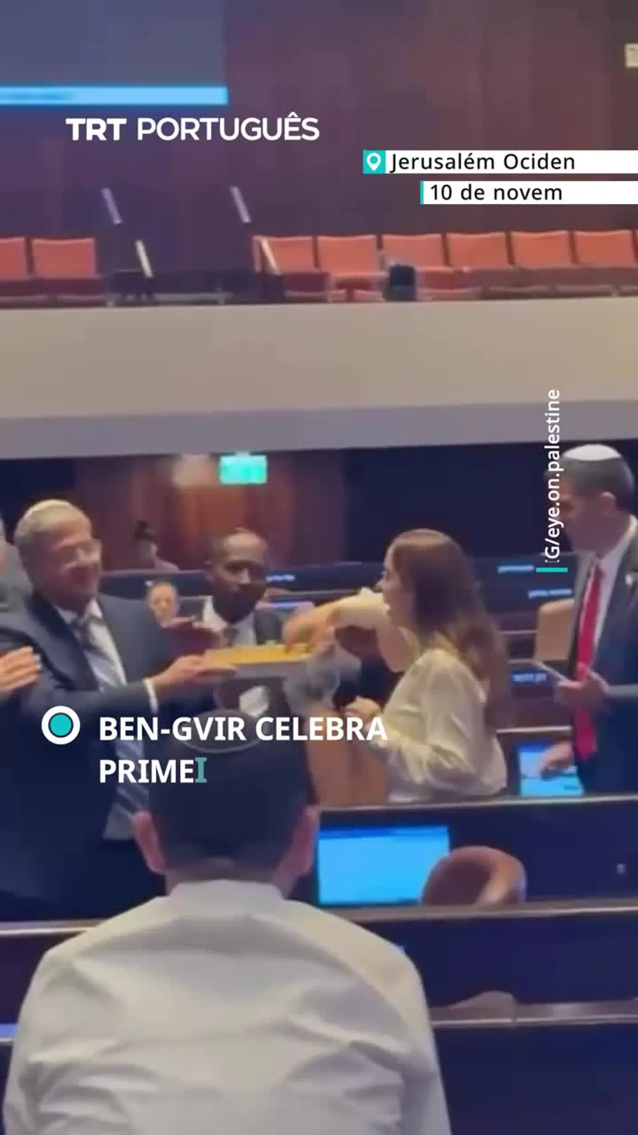 Ben-Gvir distribui doces enquanto o Knesset aprova uma lei sobre a pena de morte para palestinianos