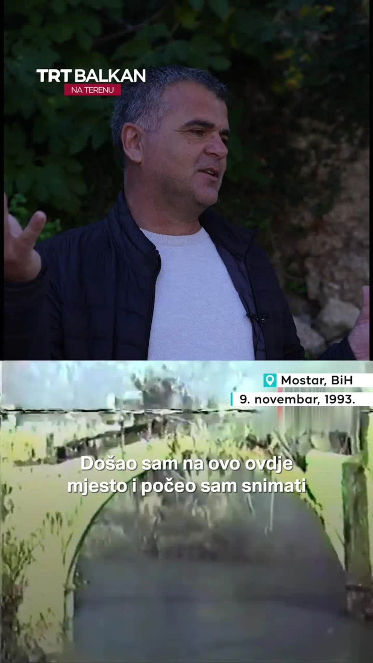 Snimatelj rušenja Starog mosta