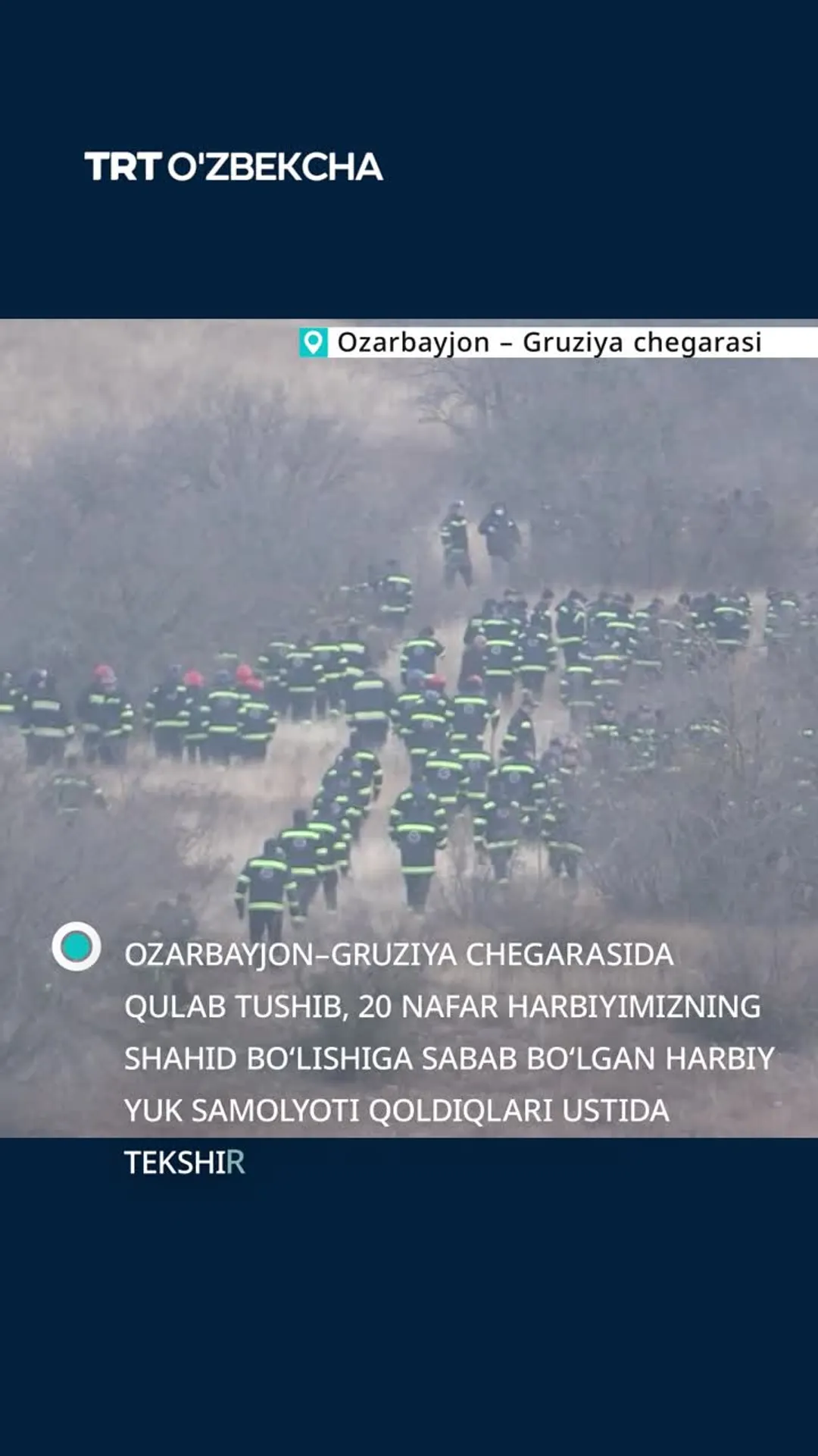 Qulagan turk yuk samolyoti qoldiqlarida tekshiruvlar davom etmoqda