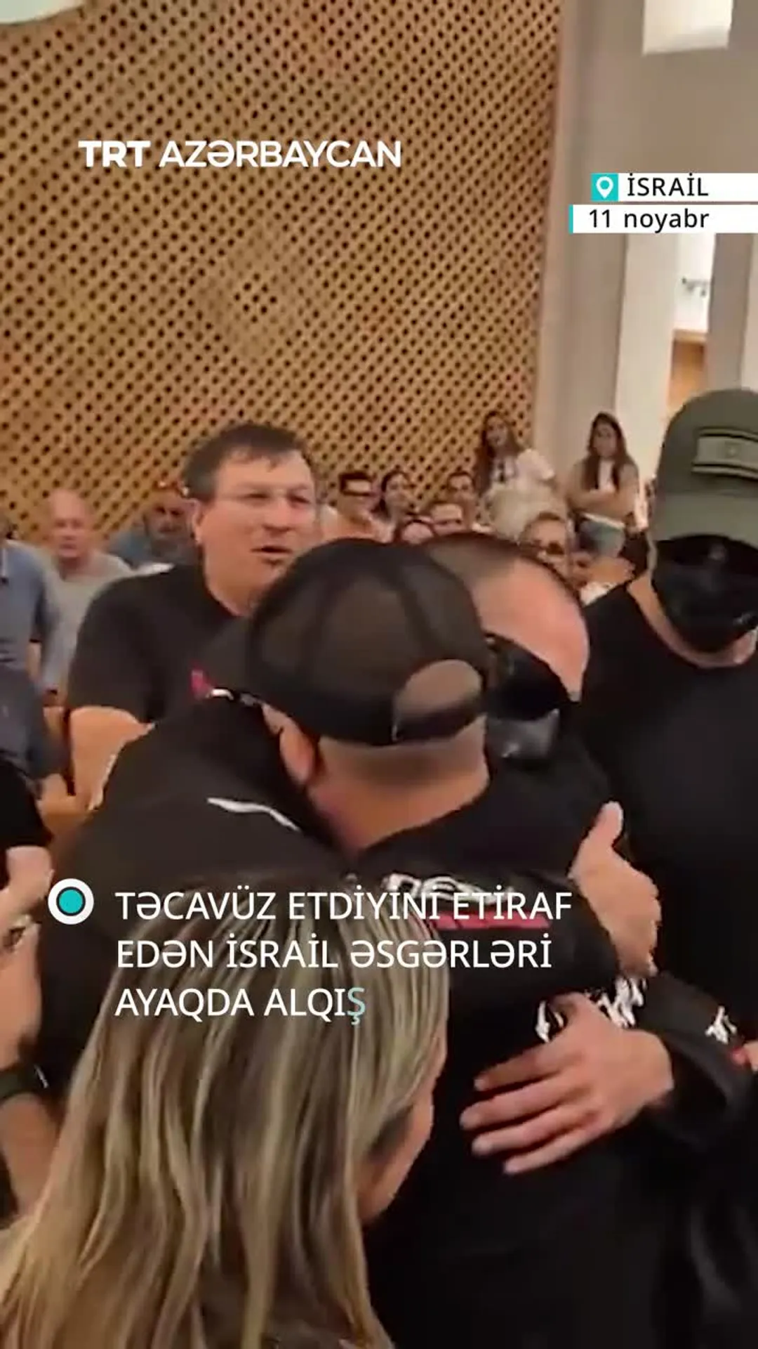 Təcavüz etdiyini etiraf edən İsrail əsgərləri ayaqda alqışlandı