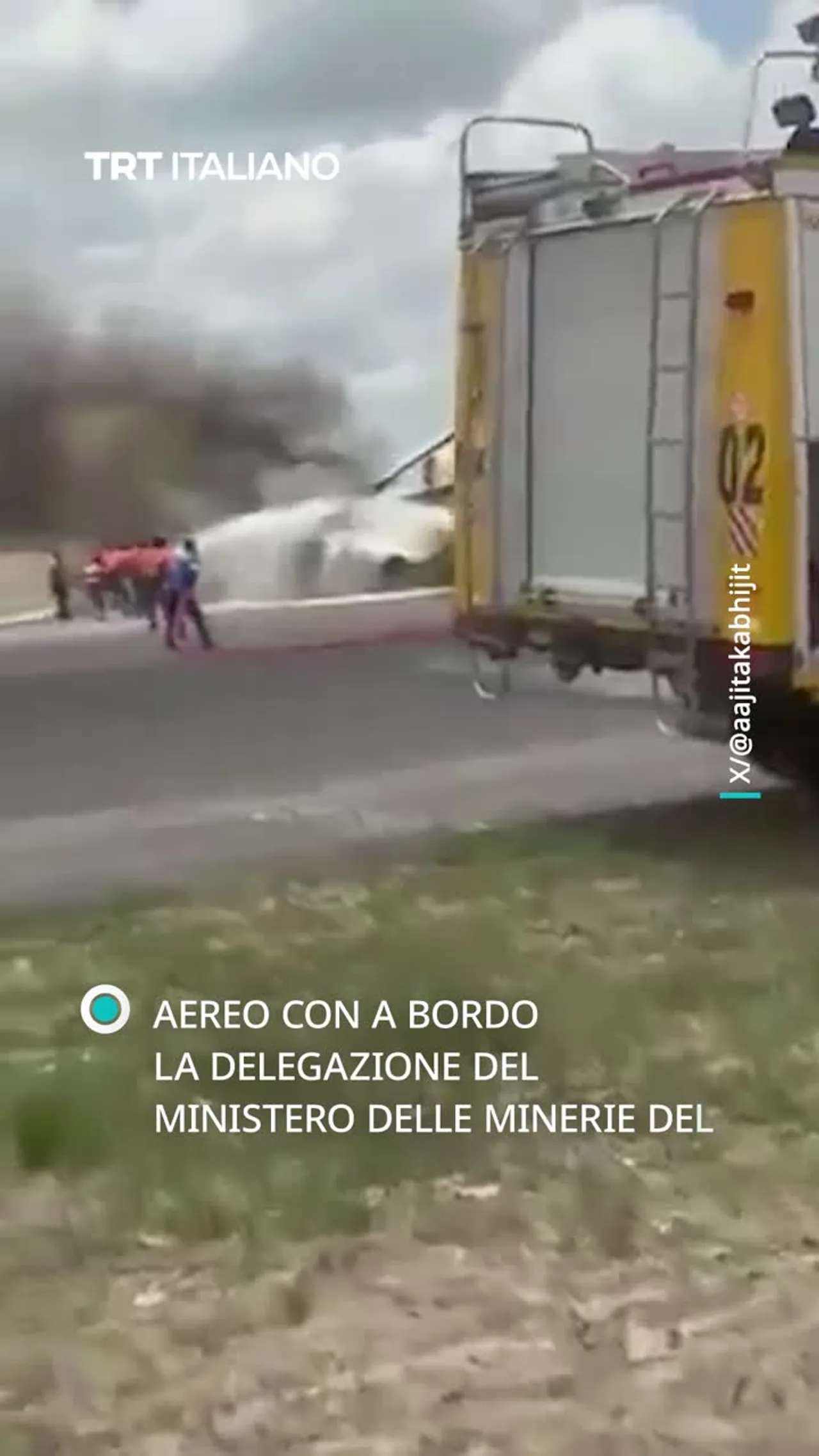 Il ministro del Congo e la sua delegazione sopravvivono all'incidente aereo